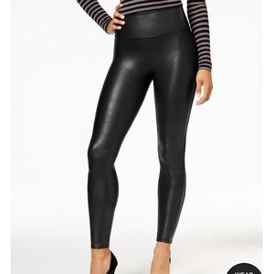 SPANX LEATHER LEGGINGS